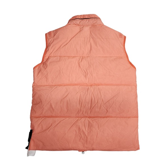 Stone Island Down Vest Orange Large $795 - Picture 2 of 6